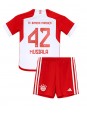 Bayern Munich Jamal Musiala #42 Kotipaita Lasten 2023-24 Lyhythihainen (+ shortsit)